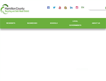 Tablet Screenshot of hamiltoncountyrecycles.org
